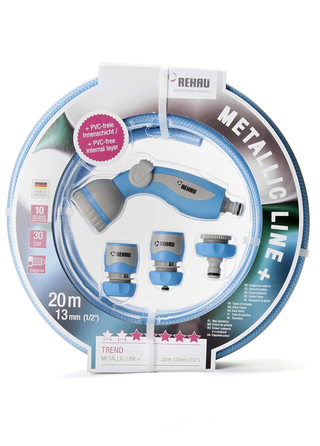 REHAU Metalic Line 20 m Hortum Set 1/2"