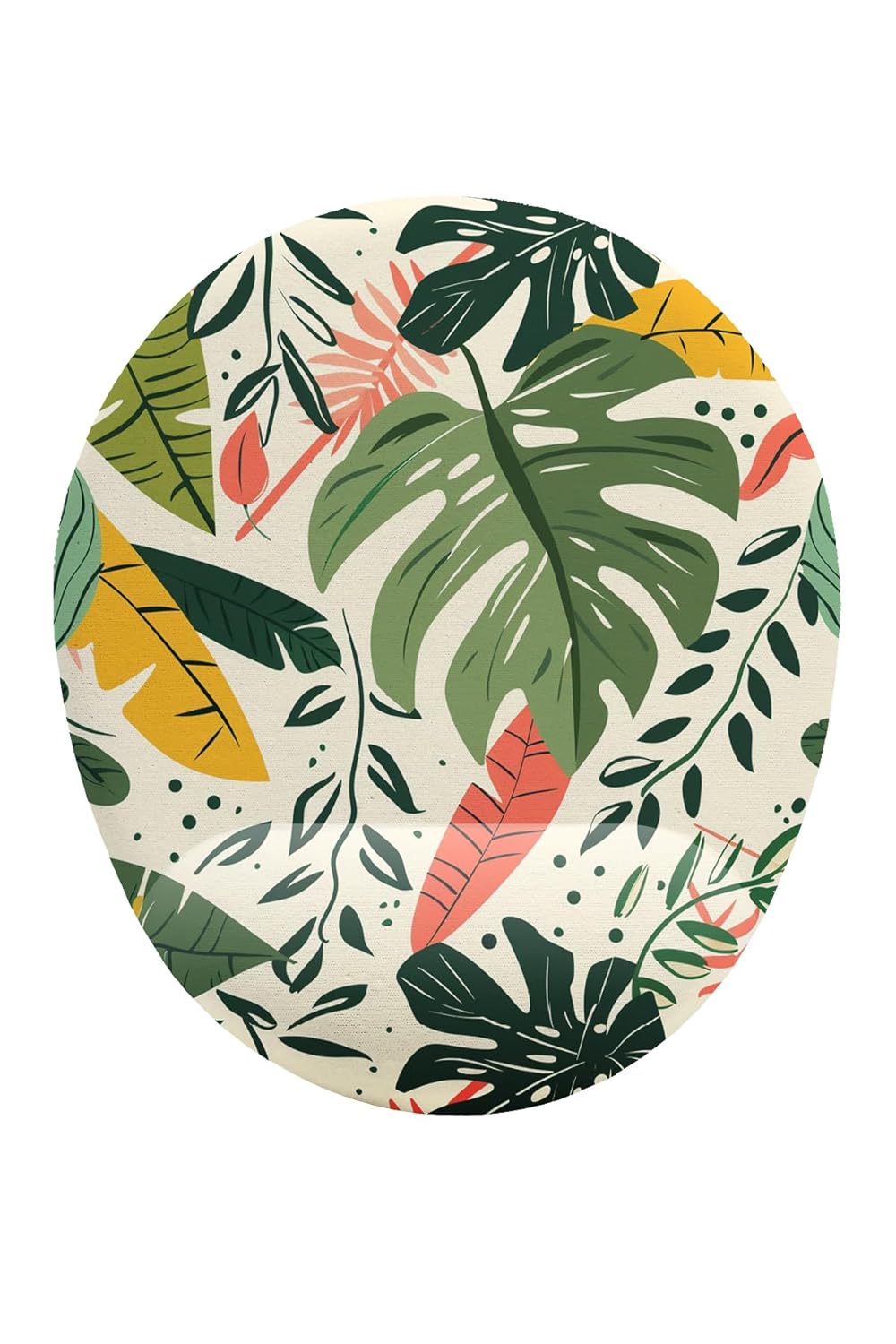 iyi fikirler Tropik Yaprak Desenli Bilek Destekli Mouse Pad