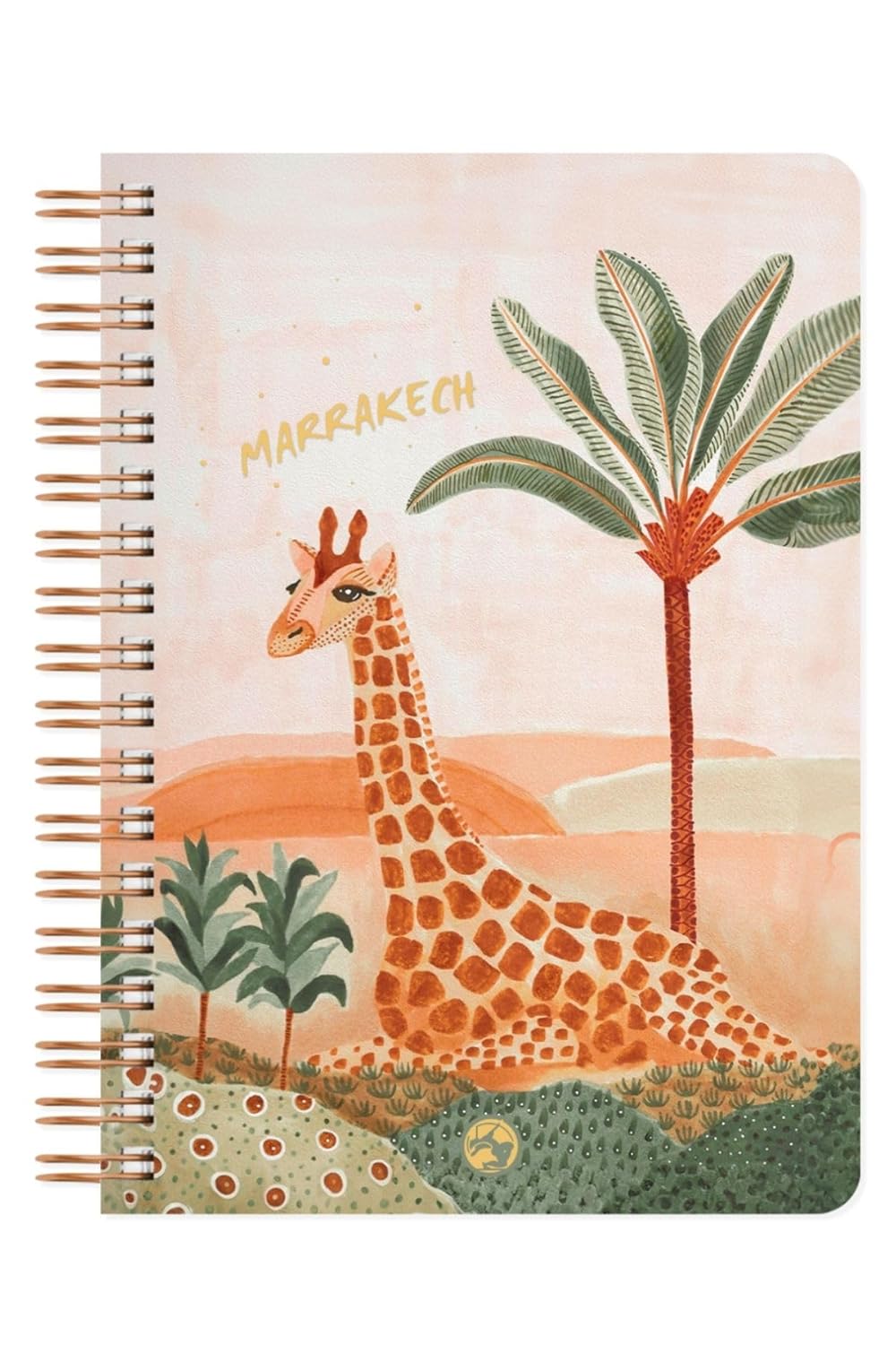 Le Color Marrakech Spiralli Defter Çizgili Zürafa 17x24 cm