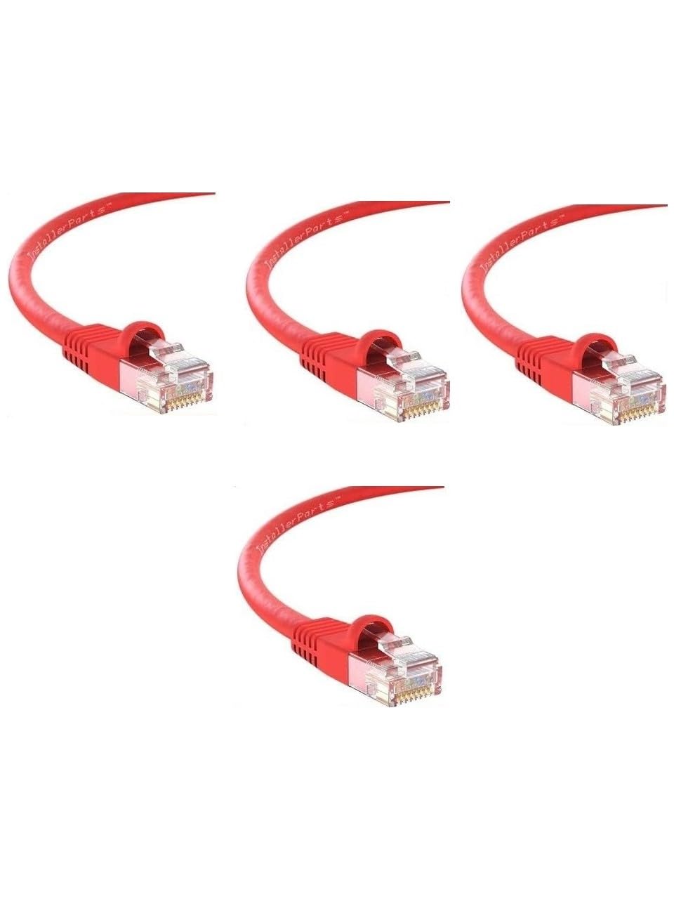 Lunatic Tkz 10 METRE KIRMIZI Cat6 Rj45 Lan Kablosu UÇLARI FABRİKASYON TAKILI Bilgisayar Modem İnternet Ethernet Kablosu (KIRMIZI, 10 METRE)