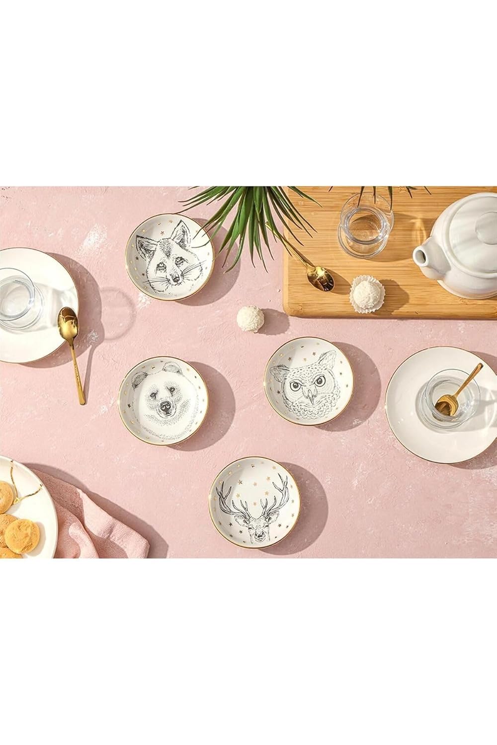 Porland Forest 4lü Mini Kase Takımı 10cm