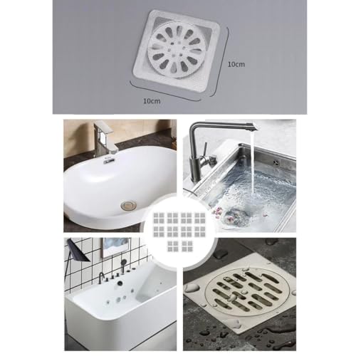 BUFFER® 10'lu Banyo ve Mıutfak Lavabo Koku Önleyici ve Haşere Böcek Önleyici Gider Filtresi