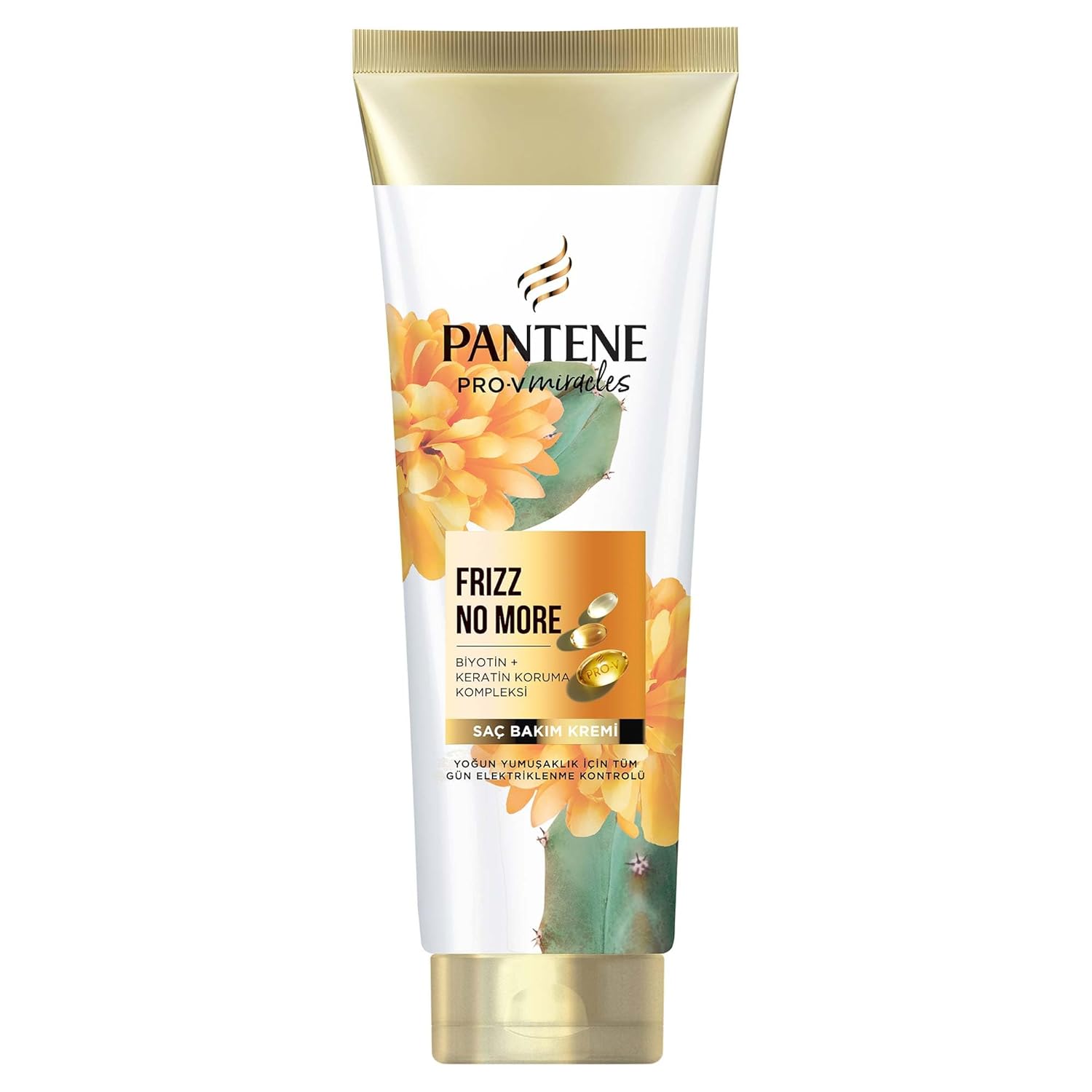 PANTENE PRO-V Miracles Frizz No More Elektriklenme Karşıtı Saç Bakım Kremi Kuru ve Kıvırcık Saçlar İçin 275 ml