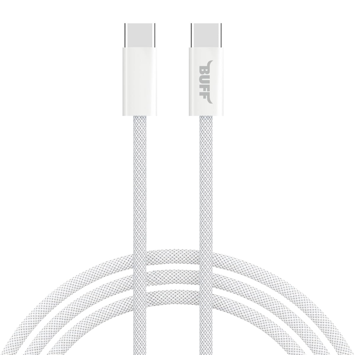 BUFF LABS, Buff Bl74 Örgülü 60W 1.2M Data Ve Şarj Kablosu, Bükülmeye Dayanıklı, Hızlı Şarj, Type-C To Type-C
