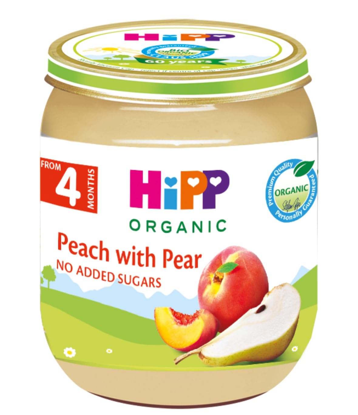 HiPP Organik Armutlu Şeftali Püresi 125 gr