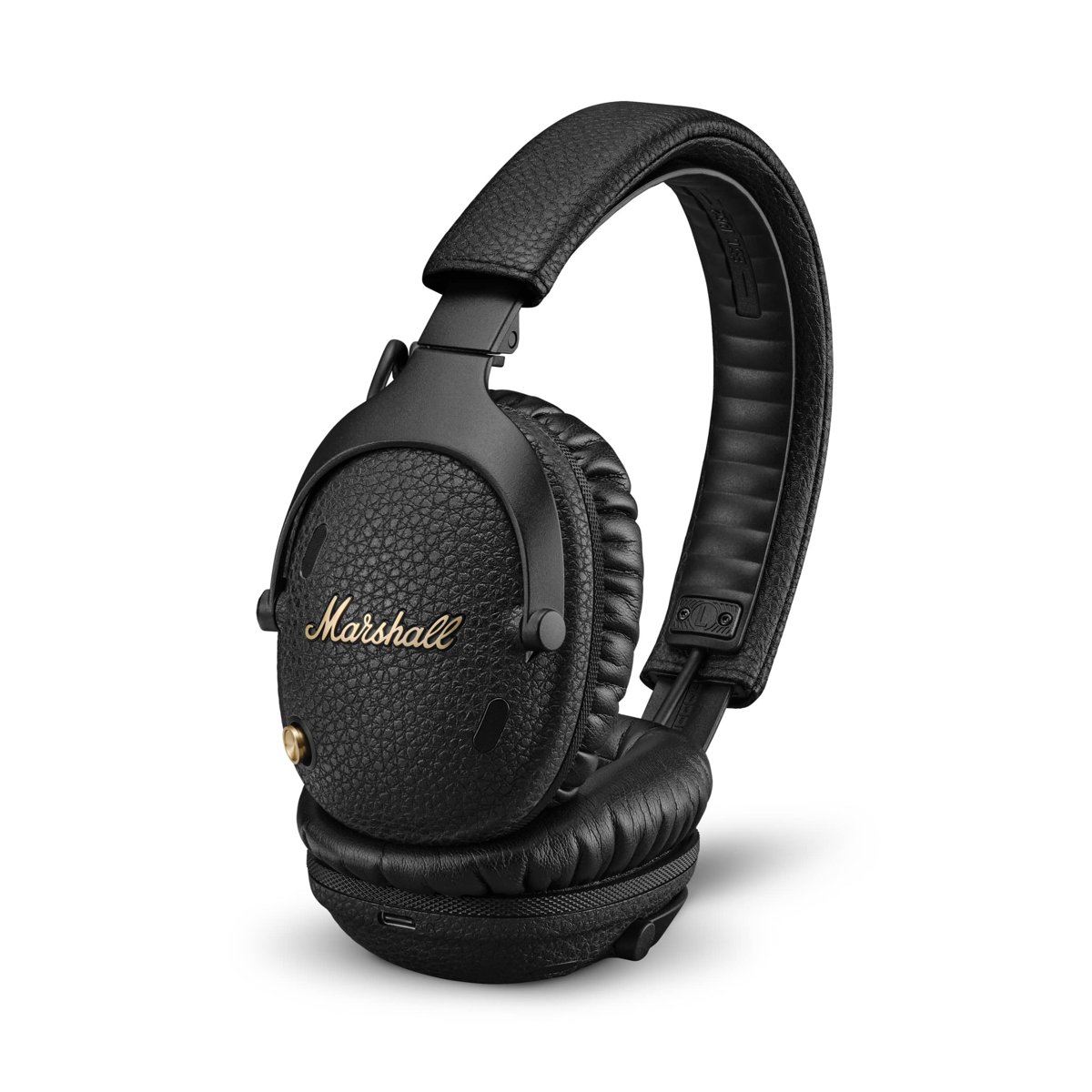 Marshall Monitor III ANC Aktif Gürültü Azaltma Bluetooth Kulaklık, 70 Saat Çalma Süresi - Siyah
