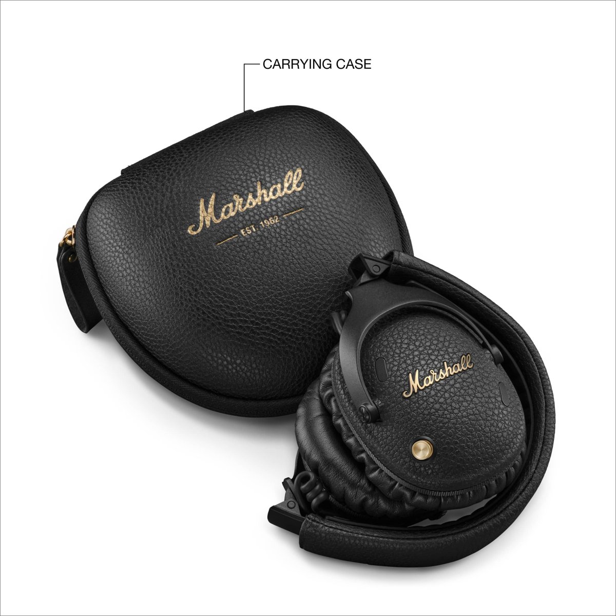 Marshall Monitor III ANC Aktif Gürültü Azaltma Bluetooth Kulaklık, 70 Saat Çalma Süresi - Siyah