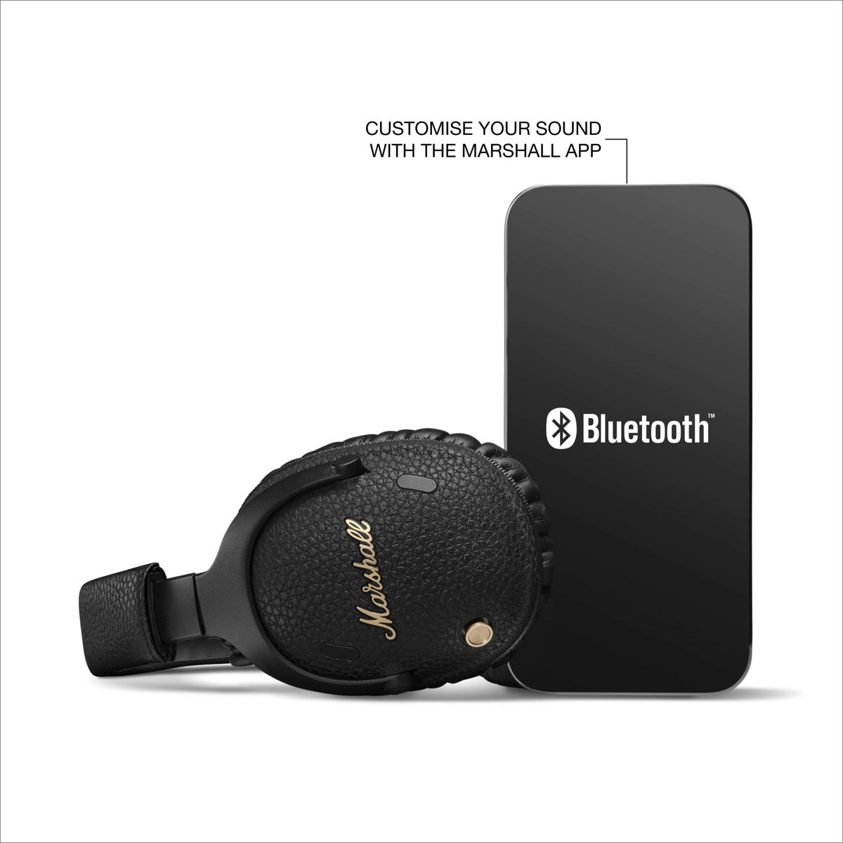 Marshall Monitor III ANC Aktif Gürültü Azaltma Bluetooth Kulaklık, 70 Saat Çalma Süresi - Siyah