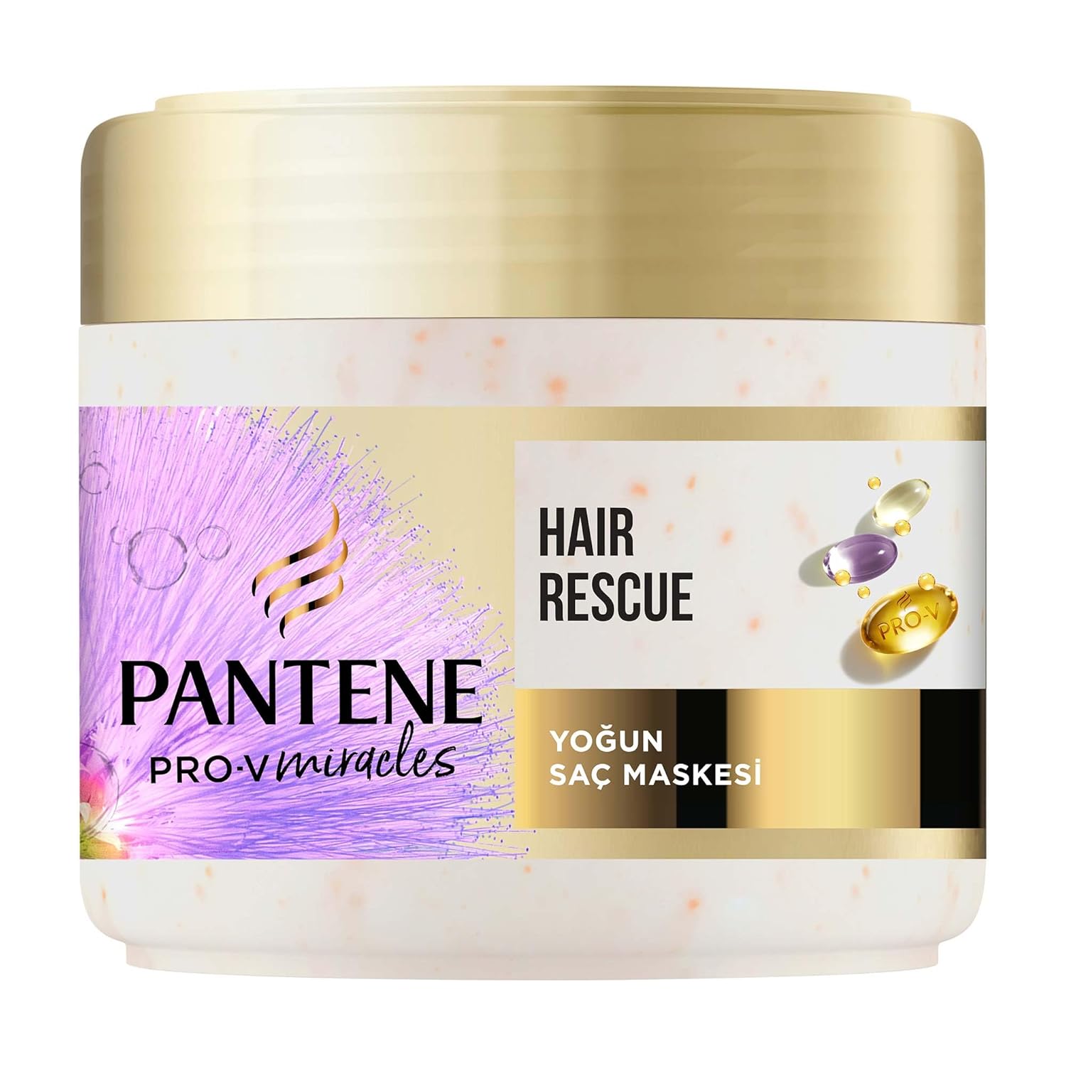 PANTENE PRO-V Miracles İpeksi Parlaklık Maske İşlem Görmüş Saçlar İçin 300 ml