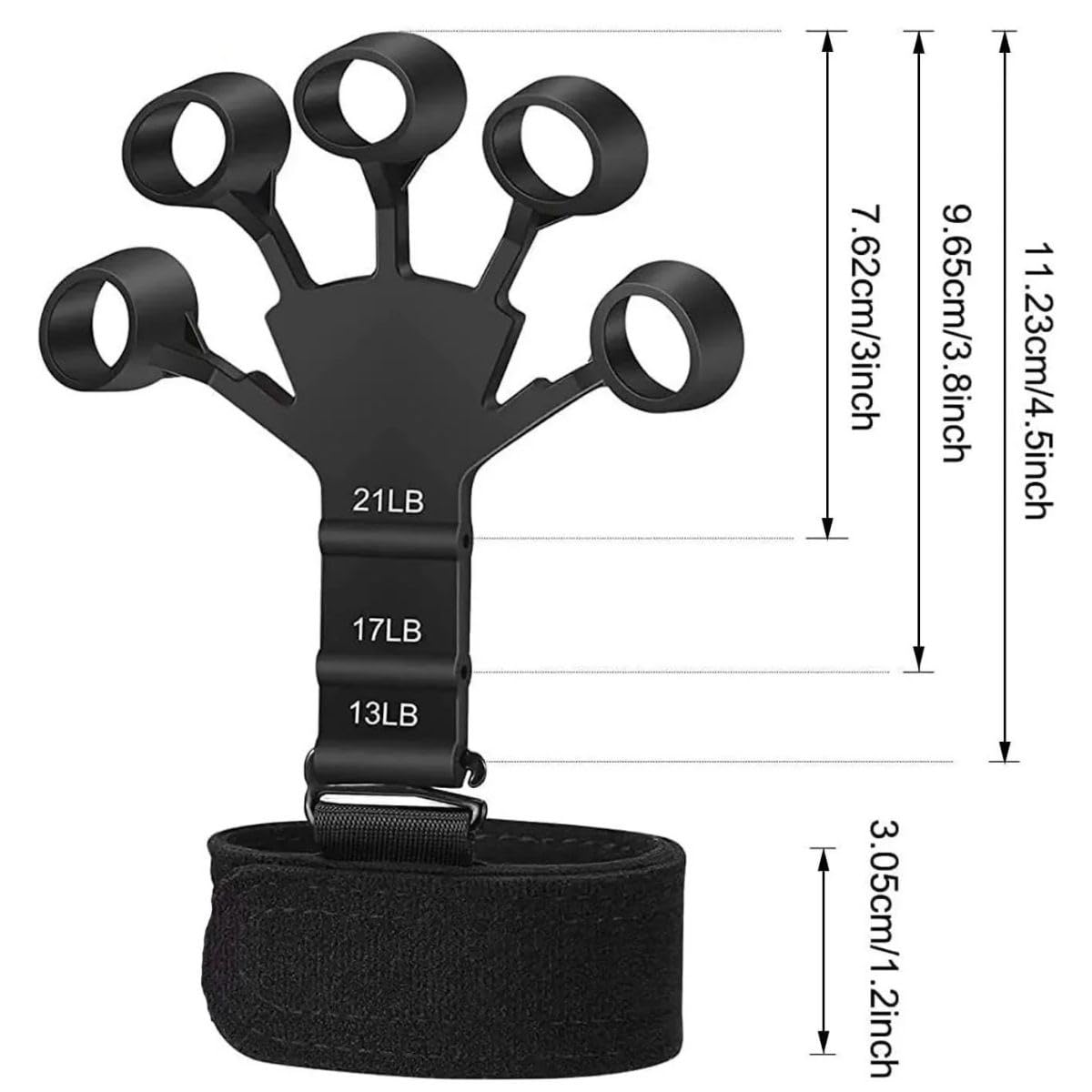 BUFFER® Esneyebilen Bilek Ve Kol Geliştirici Kavrama Güçlendirici El Parmak Spor Aparat