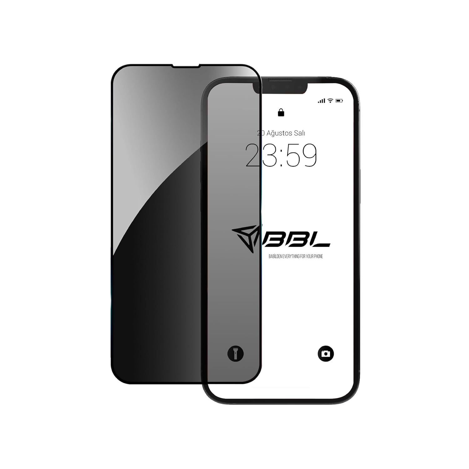 Babilden Apple iPhone Privacy Hayalet Cam Tam Ekran Temperli Koruyucu (iPhone 16 Pro Max)