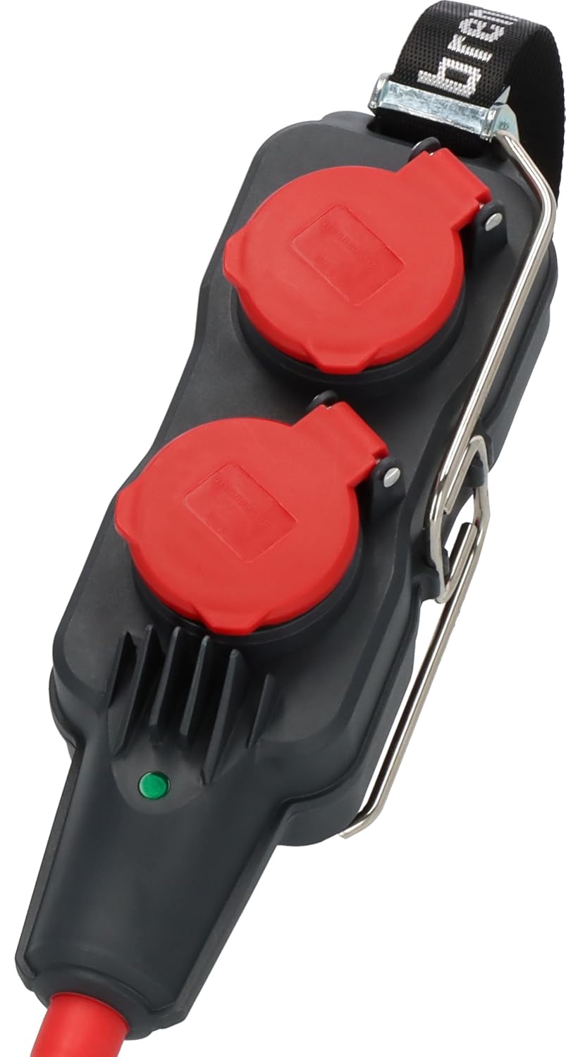 Brennenstuhl Profesyonel Serisi Power-Block Serisi 4 Soketli 230V/16A IP54 Dış Mekana Uygun Led Göstergeli Fiş Ucu (Kablosuz) Golyat Fiş