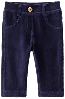 United Colors of Benetton Arka Cebi Tavşan İşlemeli Sahte Cepli Pantolon Bebek Kot Pantolon, Toz Pembe, 56