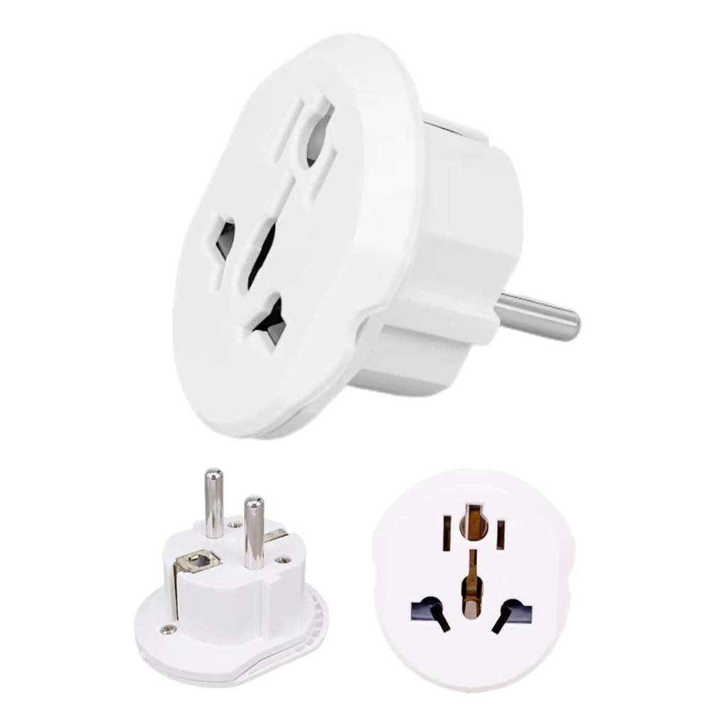 GüncelÇarşı Evrensel Uluslararası Priz Fiş Adaptör Çevirici 16A 250V Seyahat fişi Dönüştürücü Adaptörü, CE sertifikalı, 200'den fazla ülkede ABD/Avustralya/UK