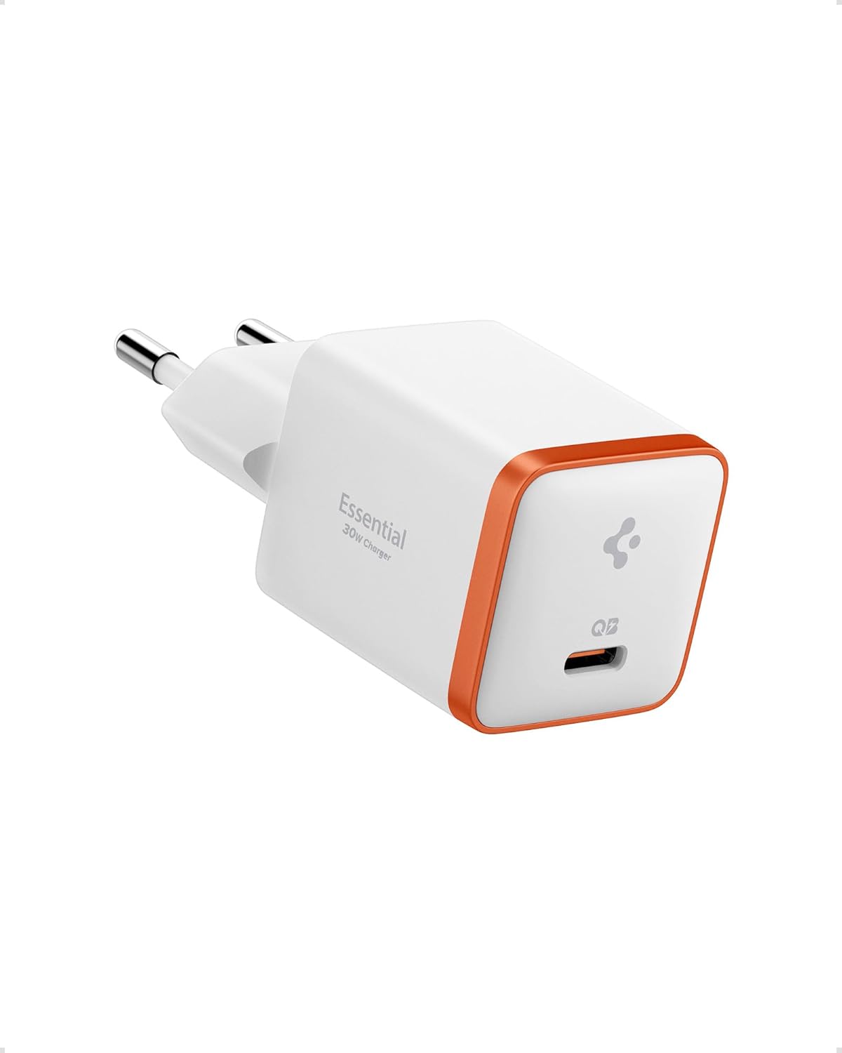 Spigen 30W USB-C Ultra Mini Hızlı Şarj Aleti PPS Desteği/Isı Düşürücü GaN Destekli Akım Korumalı Güç Adaptörü iPhone, Android, iPad, MacBook Type-C White - ACH08449