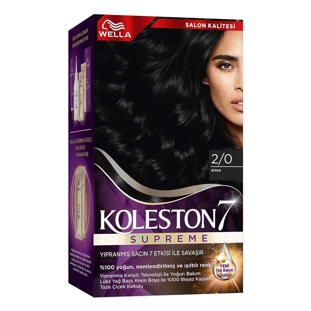 Koleston Kit 2-0 Siyah Saç Boyası