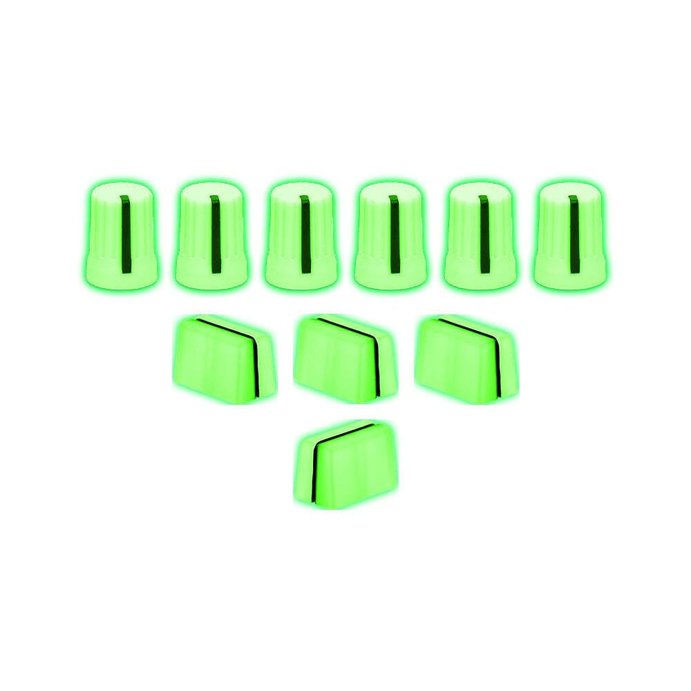 DJ TechTools Chroma Caps Lite Pack (Luna Glow) | Chroma Caps Lite Paketi: 6x Super Knobs, 3x Fader Pro, 1x Magvel Fader Pro