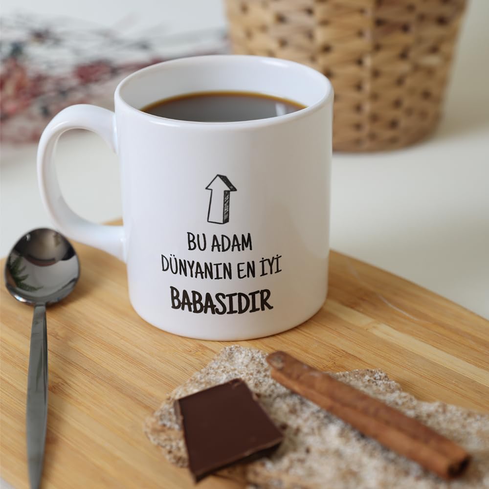 Keramika Bu Adam Silindir Kupa 10 Cm