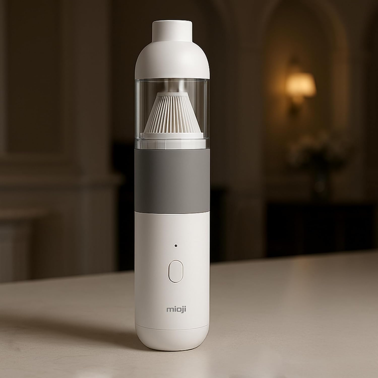 Mioji Mio 3 3000mAh Vacuum Cleaner 6000Pa Taşınabilir Araç ve Ev Mini Şarjlı Süpürge - Beyaz