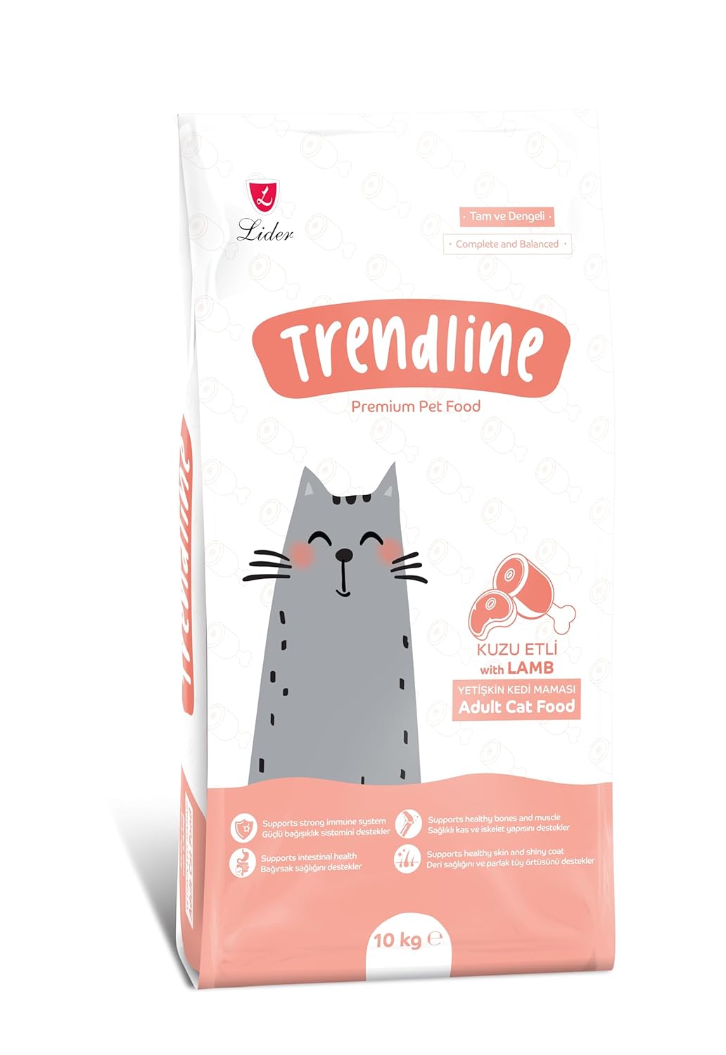 Trendline Kuzu Etli Yetişkin Kedi Mamasi 10 Kg