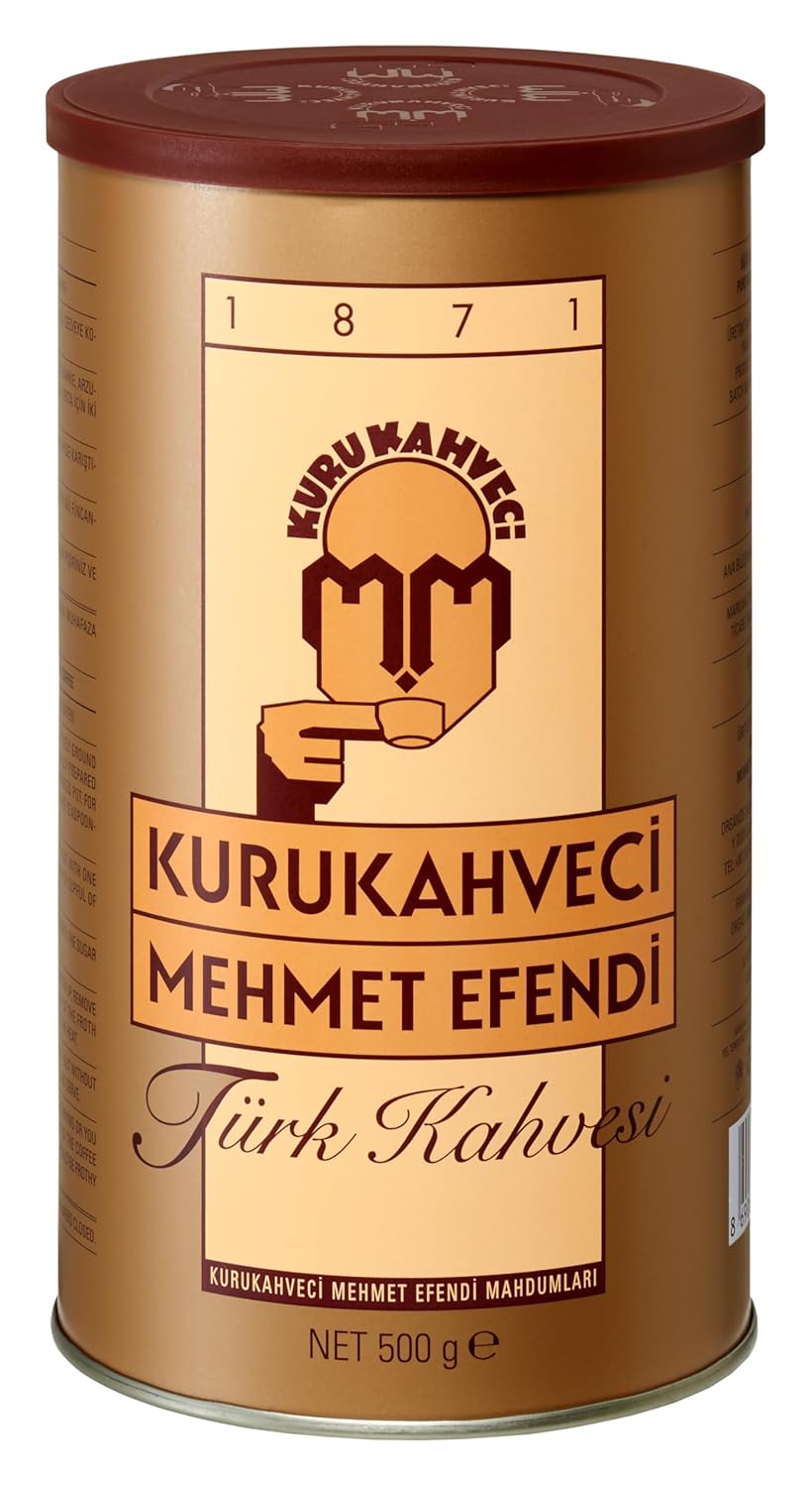 Kurukahveci Mehmet Efendi Türk Kahvesi 500gr Teneke kutu x 6 Adet
