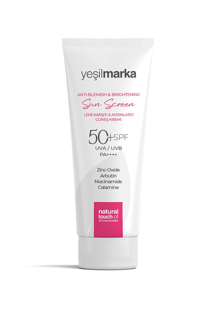 Yeşilmarka Anti Blemish & Brightening Sun Screen 50 SPF Güneş Koruyucu Krem