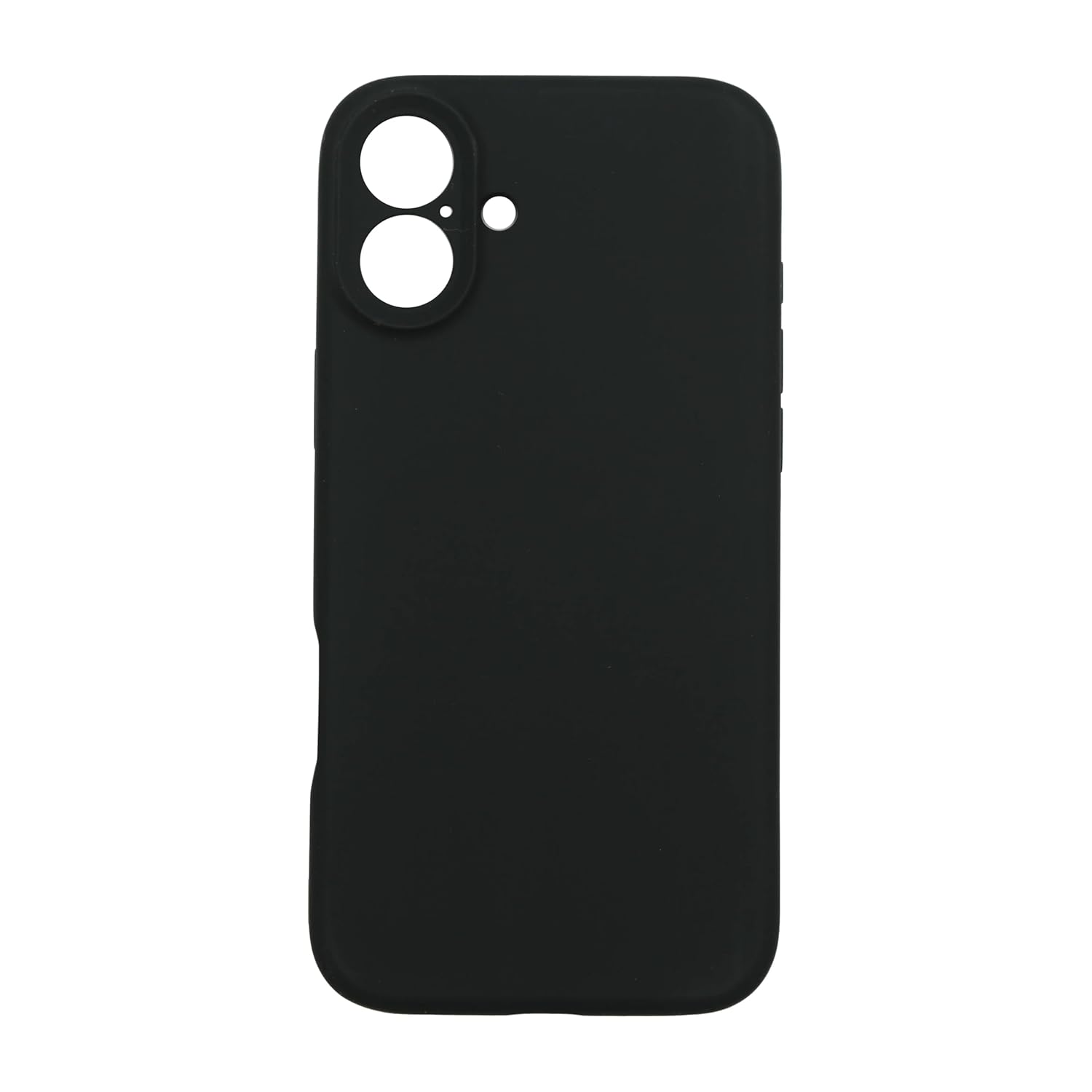 GGM AKSESUAR iPhone 16 Plus ile Uyumlu First Silikon Kılıf İnce Yapılı Mat Dış Yüzeyli Tam Koruma Sağlayan Kamera Korumalı Kılıf (Siyah)