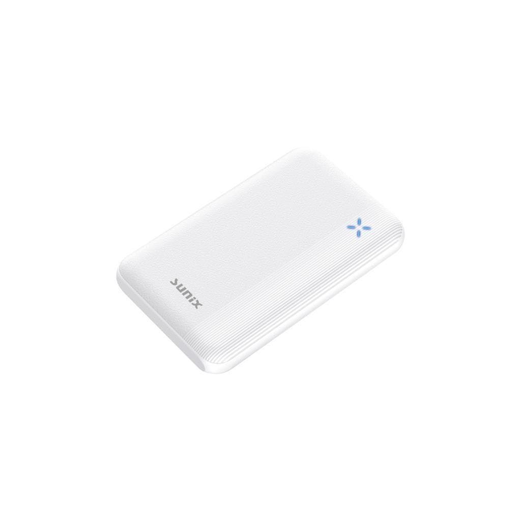 Sunix 5000 Mah Çift USB Çıkışlı Powerbank Beyaz PB-52