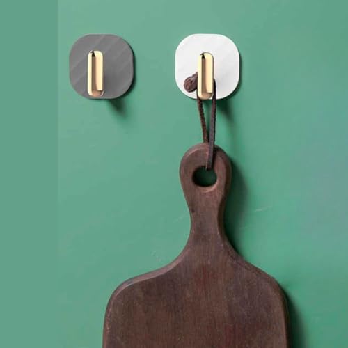 BUFFER® 2li Yapışkanlı Retro Askılık Dolap Kapak Kulpu Gri