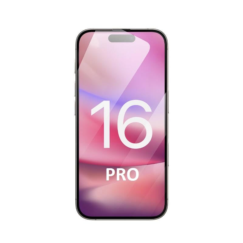 teknosepetim iPhone 16 Pro Ekran Koruyucu iphone 16 pro ile Tam Uyumlu 9H Sertliğinde Ekran Koruyucu (6.3) Ekranın tamamını ve kavisli bölümleri kaplar Çizilmeye Dayanıklı İnce Cam Oluşu Sayesinde Net Görüntüsü