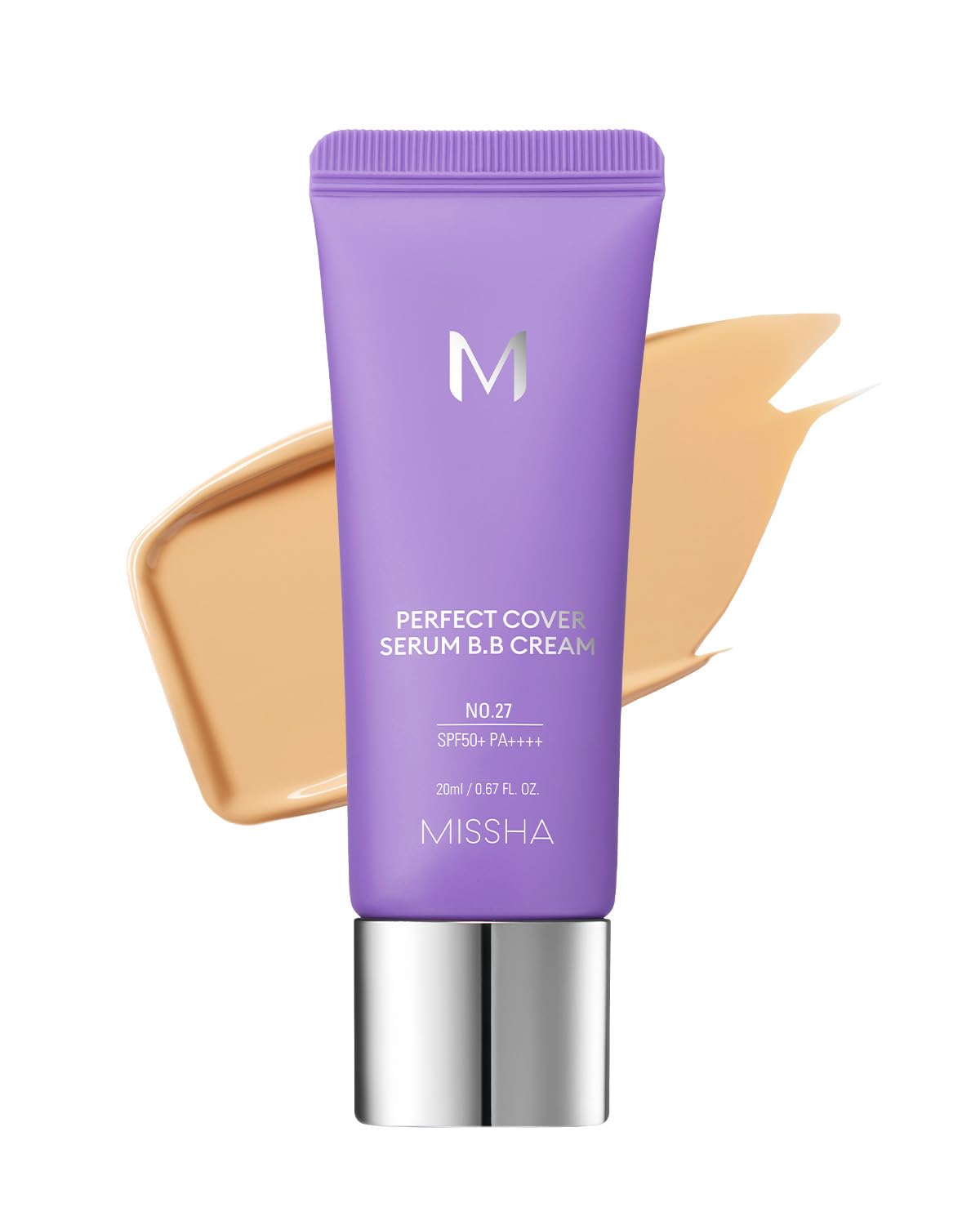 MISSHA Yaşlanma Karşıtı Bakım ve Aydınlık Görünüm Sunan M Perfect Cover Serum BB Cream (No:27)