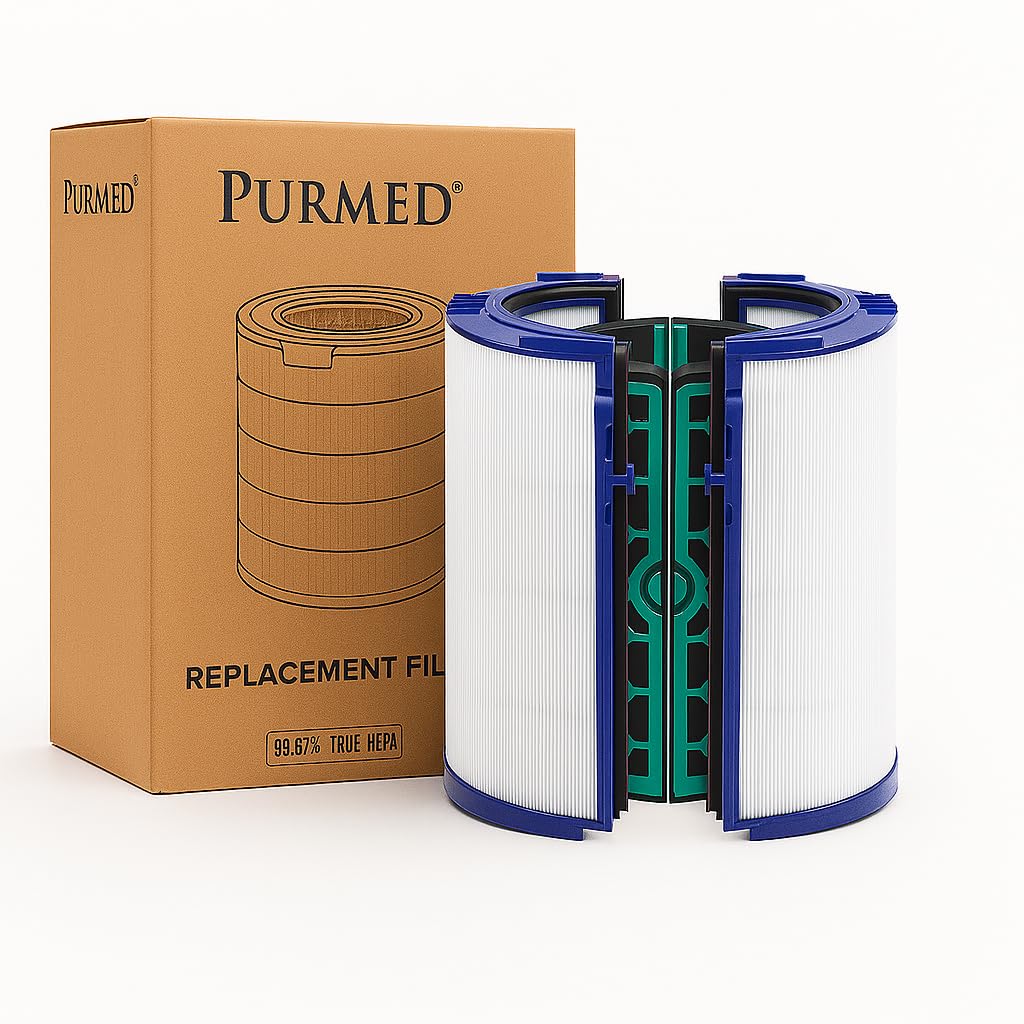 Purmed Hepa Filtre + Karbon Filtre Dyson ile Uyumlu TP04 HP04 DP04 TP05 HP05