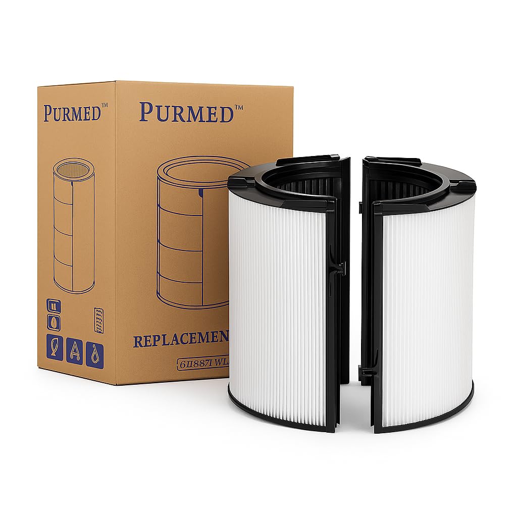 Purmed Hepa Filtre + Karbon Filtre Dyson ile Uyumlu HP04 TP04 DP04 PH04 HP09 TP09 HP07