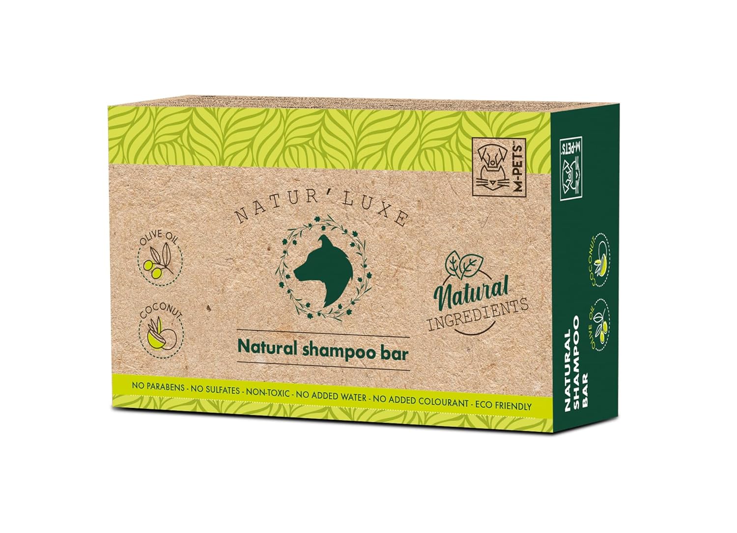 M-PETS NATURLUXE DOG SHAMPOO BAR 12Lİ 100GR