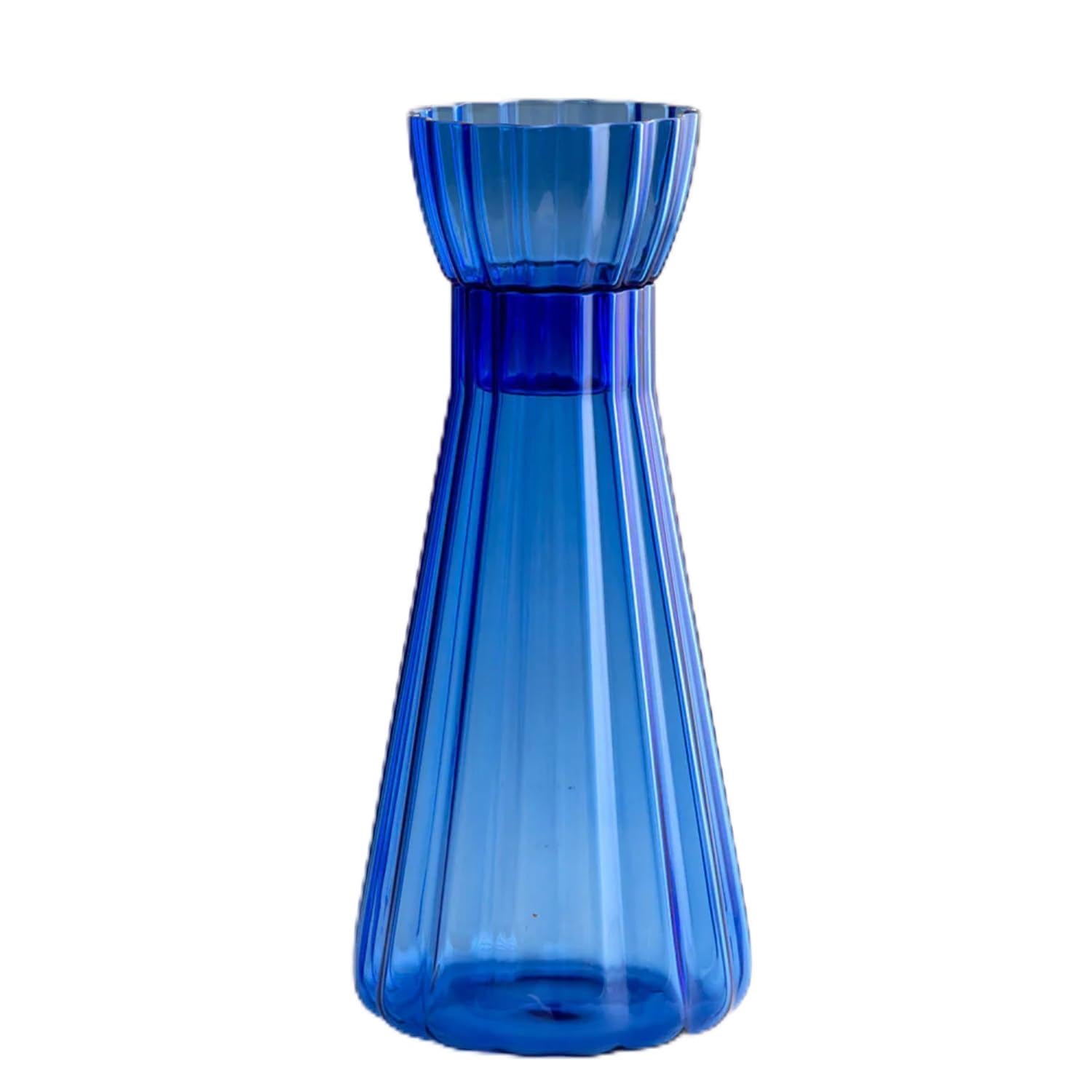 Jumbo Bloom Mavi Başucu Sürahisi