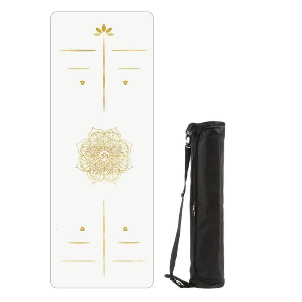 Yoga Matı Preimum Gold Series 5 Mm Beyaz (Doğal Ekolojik Kauçuk)
