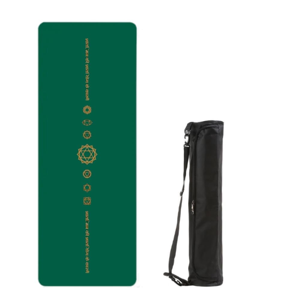 Kauçuk Yüzey Yoga Matı Premium Quality 5 Mm Yeşil