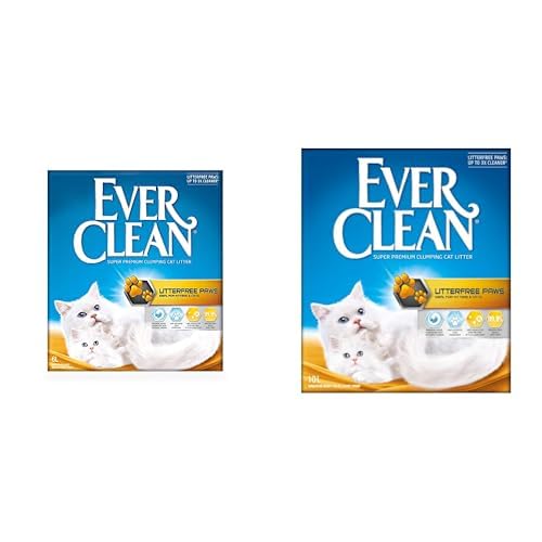 Ever Clean Litterfree Paws Kedi Kumu, 6 L ve Ever Clean Litterfree Paws Kedi Kumu 10 L