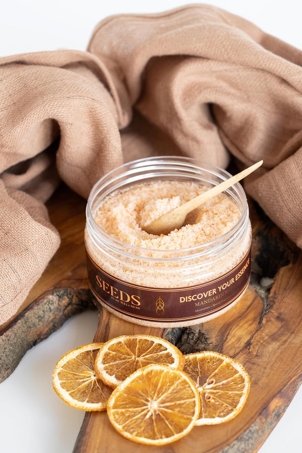 Seeds Pure Wellness Doğal Mandalinalı Himalaya Banyo Tuzu