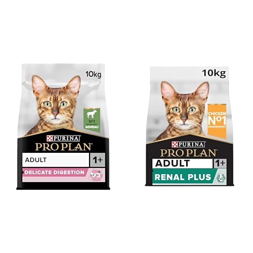 PRO PLAN Delicate Kuzu Etli Kuru Kedi Maması 10 kg ve PRO PLAN Original Tavuklu Yetişkin Kuru Kedi Maması 10 kg