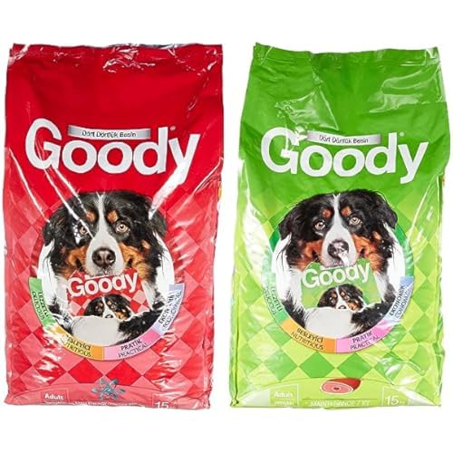 Goody High Energy Yetişkin Köpek Maması 15 KG ve Goody Maintenance Yetişkin Köpek Maması 15 KG