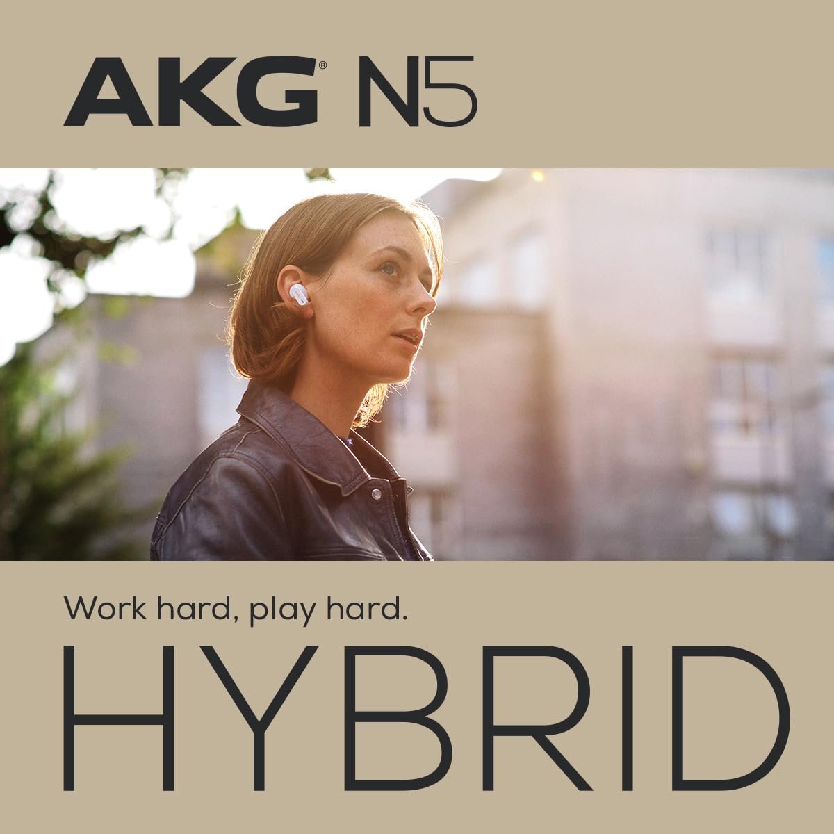 AKG N5 Hybrid ANC True Wireless Kulaklık,Beyaz