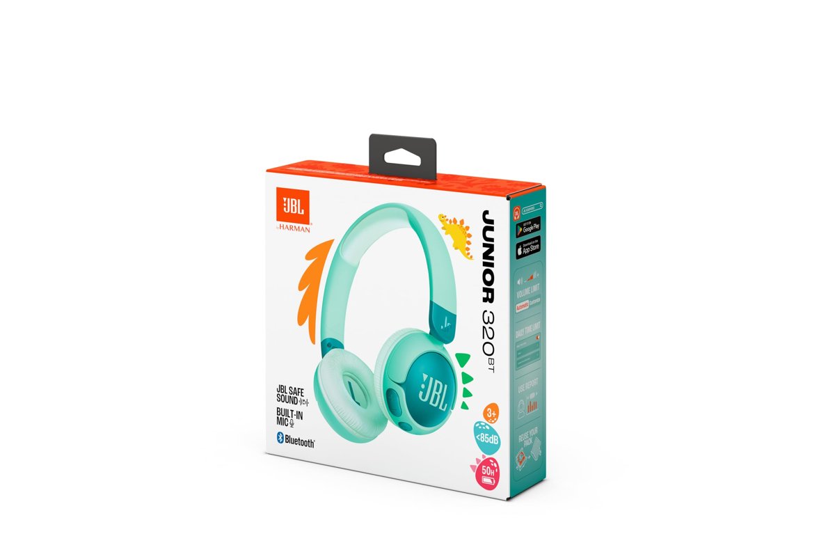 JBL JR320BT, Kulaküstü Bluetooth Çocuk Kulaklığı, Yeşil