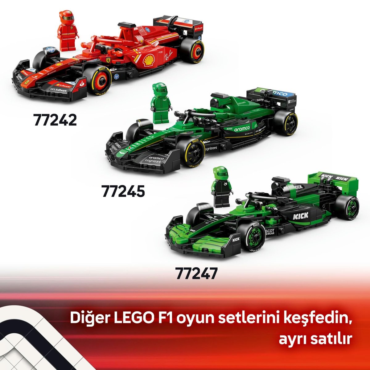 LEGO Speed Champions Williams Racing FW46 F1 Yarış Arabası 77249
