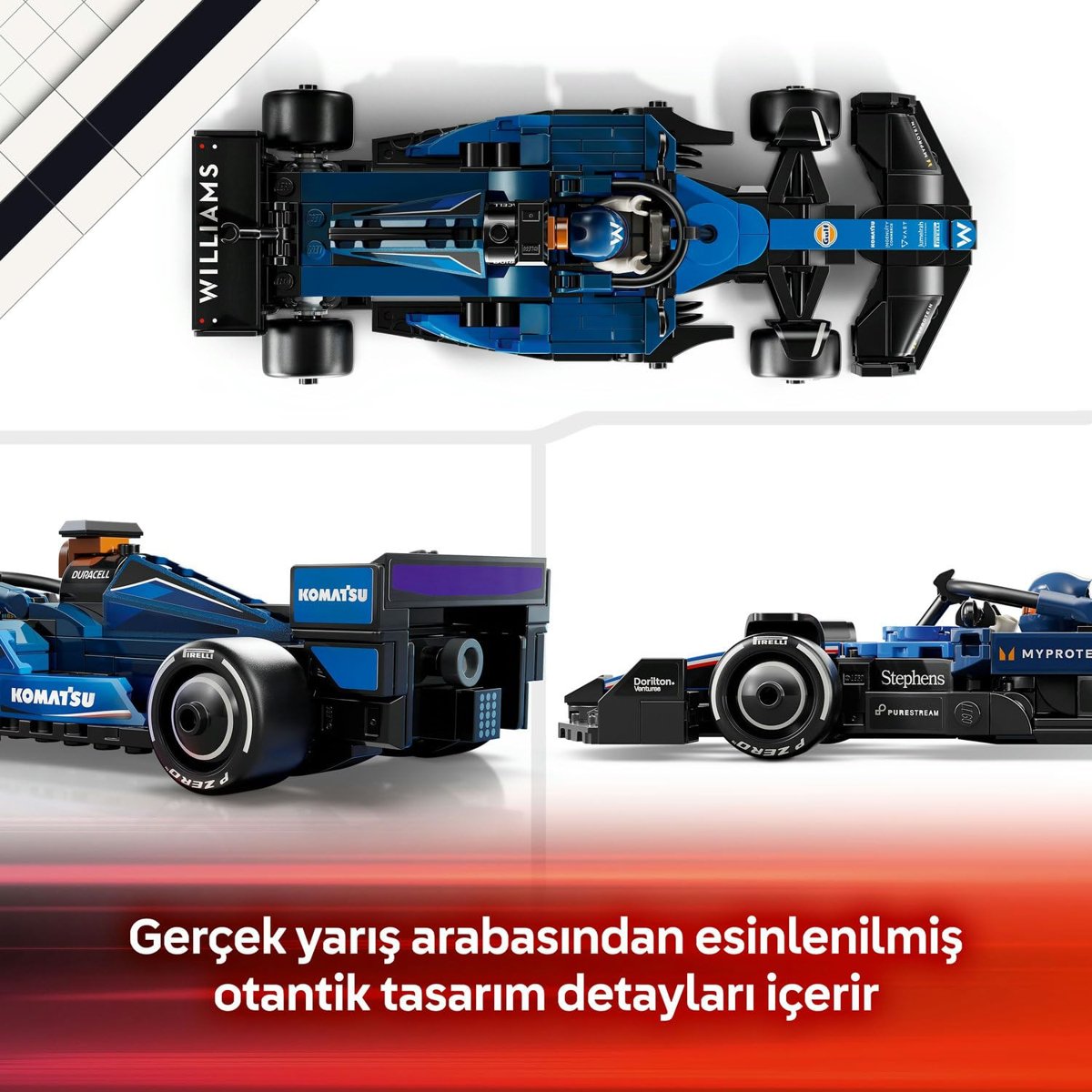 LEGO Speed Champions Williams Racing FW46 F1 Yarış Arabası 77249