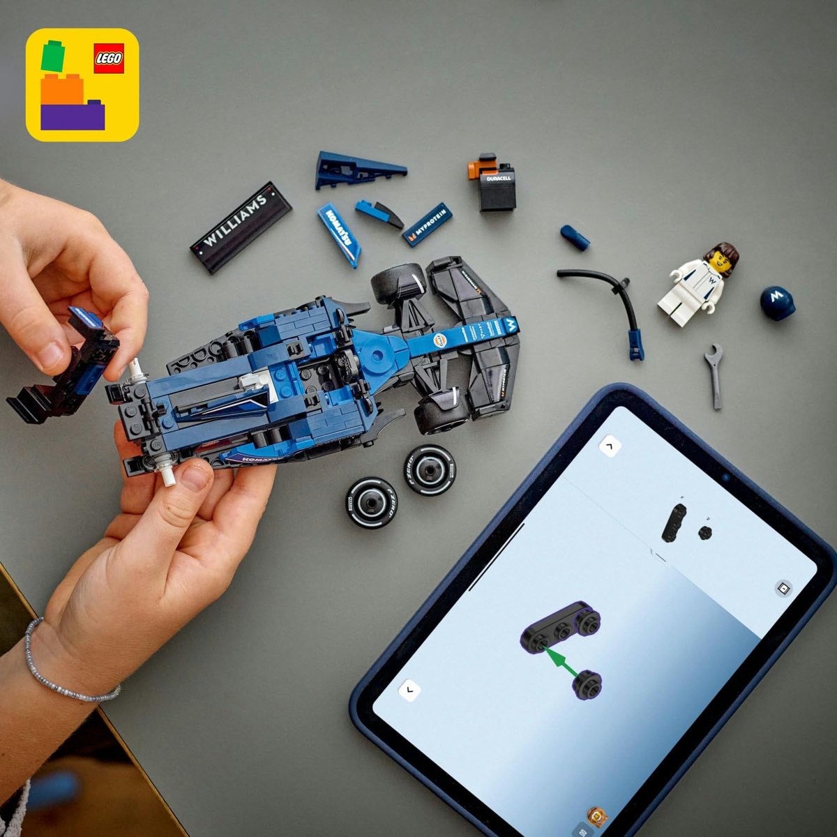 LEGO Speed Champions Williams Racing FW46 F1 Yarış Arabası 77249