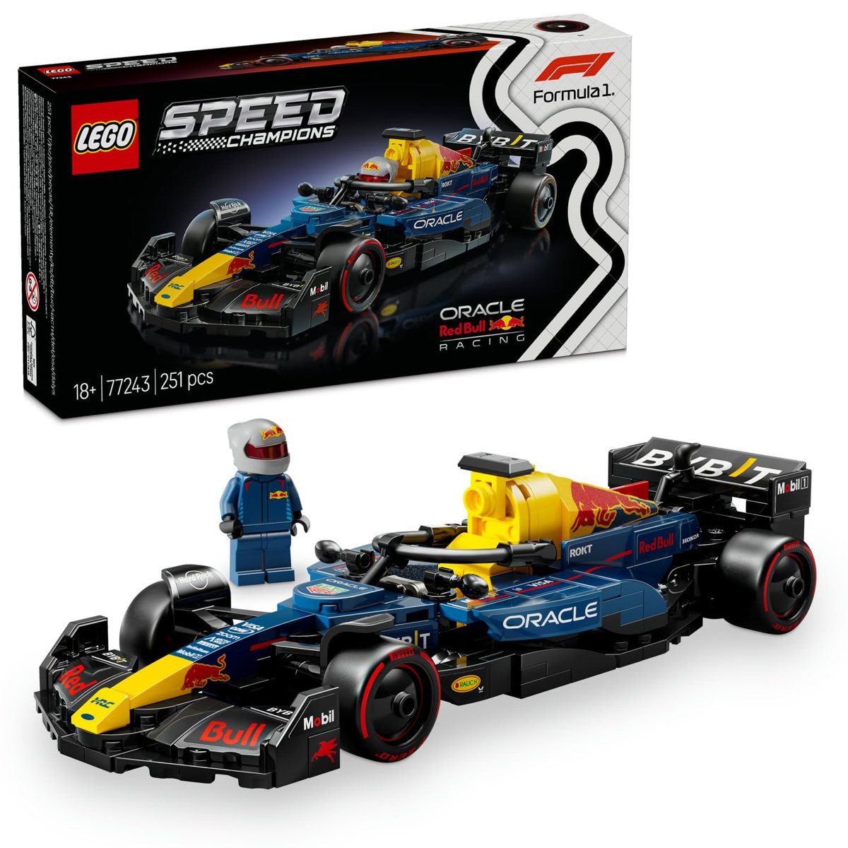 LEGO Speed Champions Oracle Red Bull Racing RB20 F1 Yarış Arabası 77243