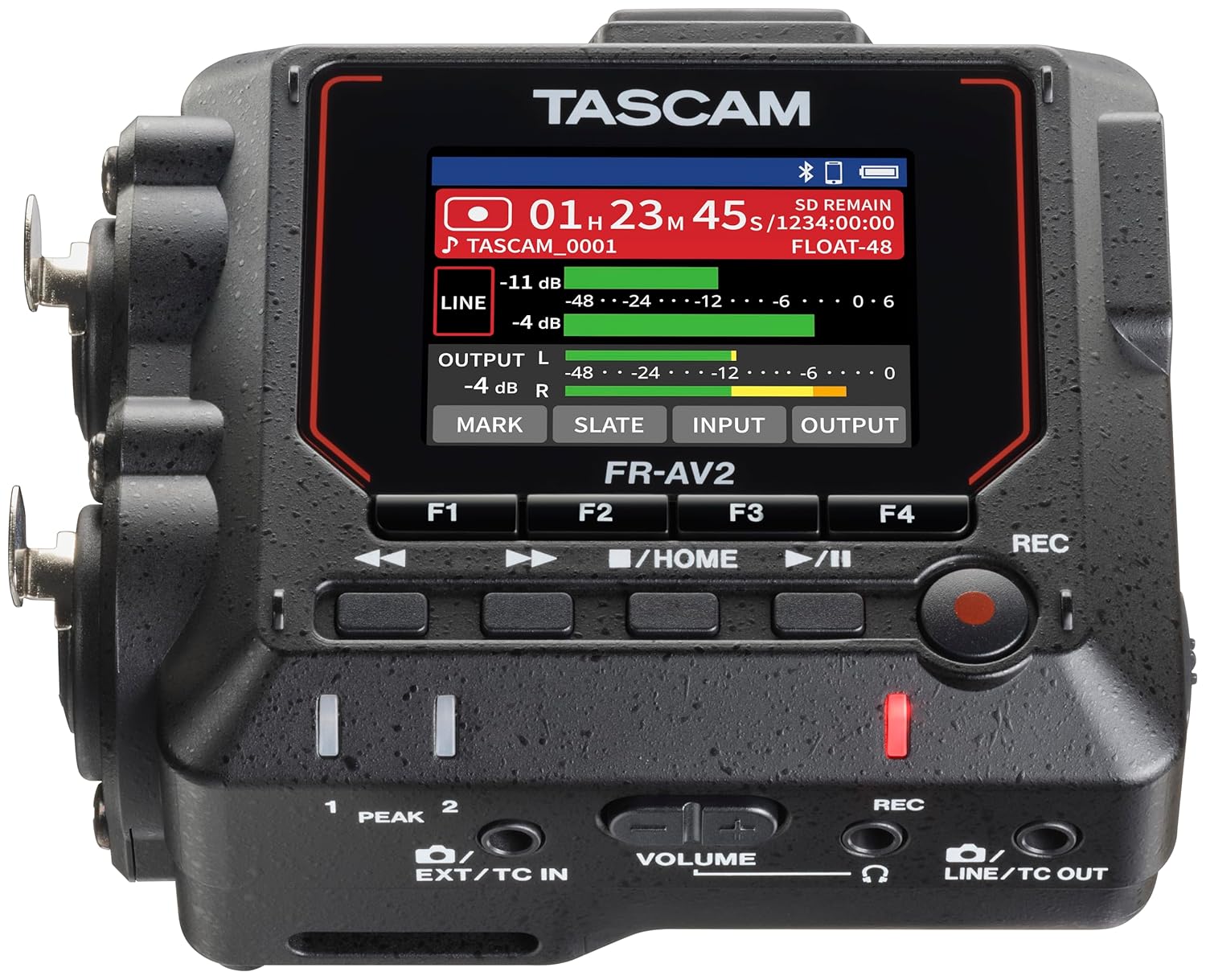 TASCAM FR-AV2 Kompakt 32 bit Float Saha Kaydedici ve Mikserli Zaman Kodu Jeneratörü