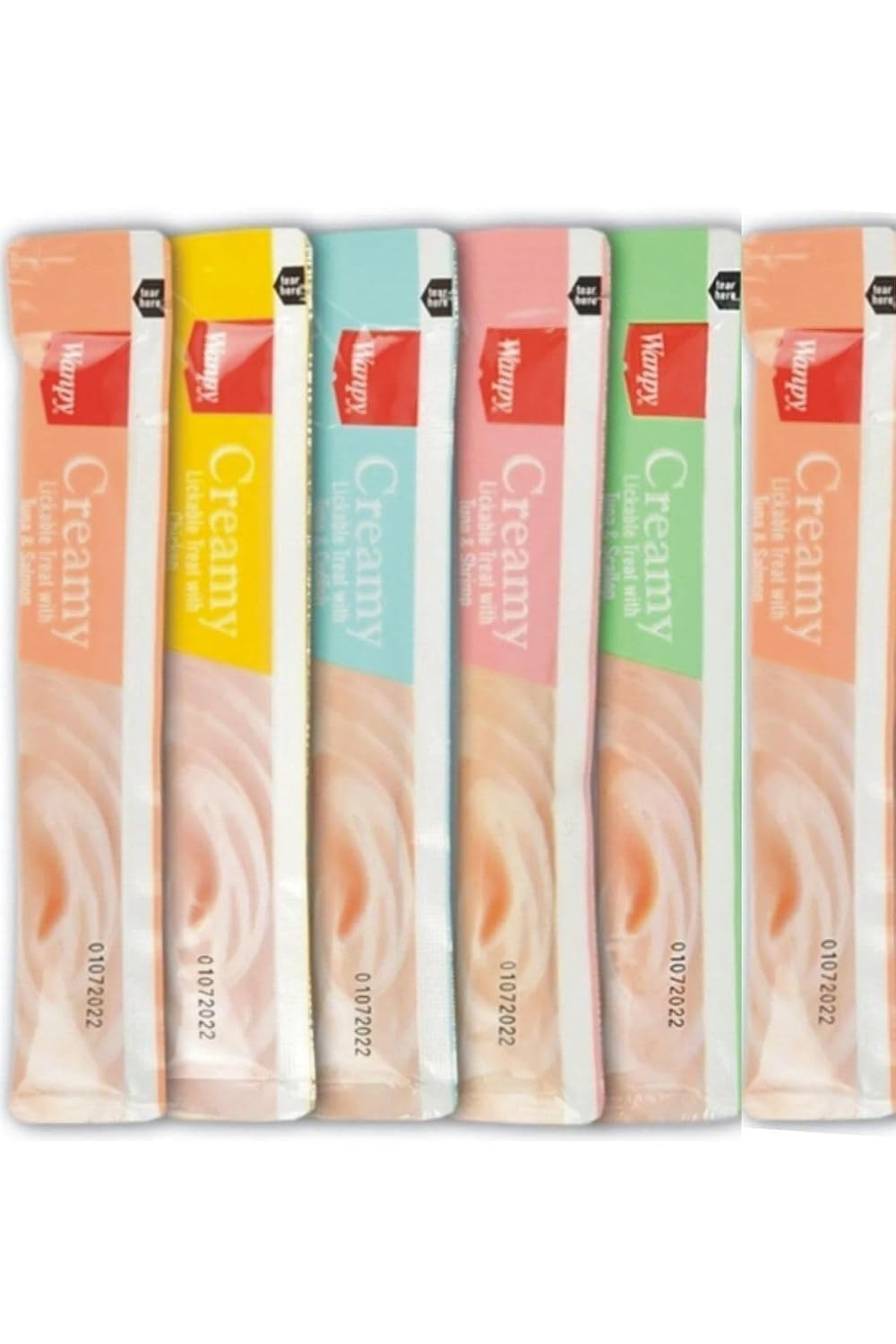 Wanpy Creamy Cat Treat Karışık Krema Sıvı Kedi Ödül Maması 14 Gr X 6 Adet