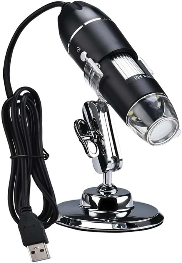 Alfalink 1600X Zoom 2MP USB Dijital Mikroskop 8 Ledli Kamera Saç, Cilt Analizi, Eğitim, Endüstriyel